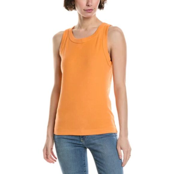 Michael Stars Cotton Tank Top Orange | Size OS - Picture 1 of 10